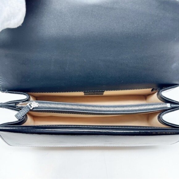 GUCCI DOUBLE G DIONYSUS SMALL NAVY BLUE VELVET WOMENS PURSE - Picture 6 of 9